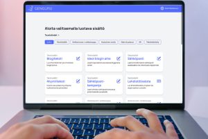 Tekoäly markkinointiin ja viestintään, valitse luotava sisältö